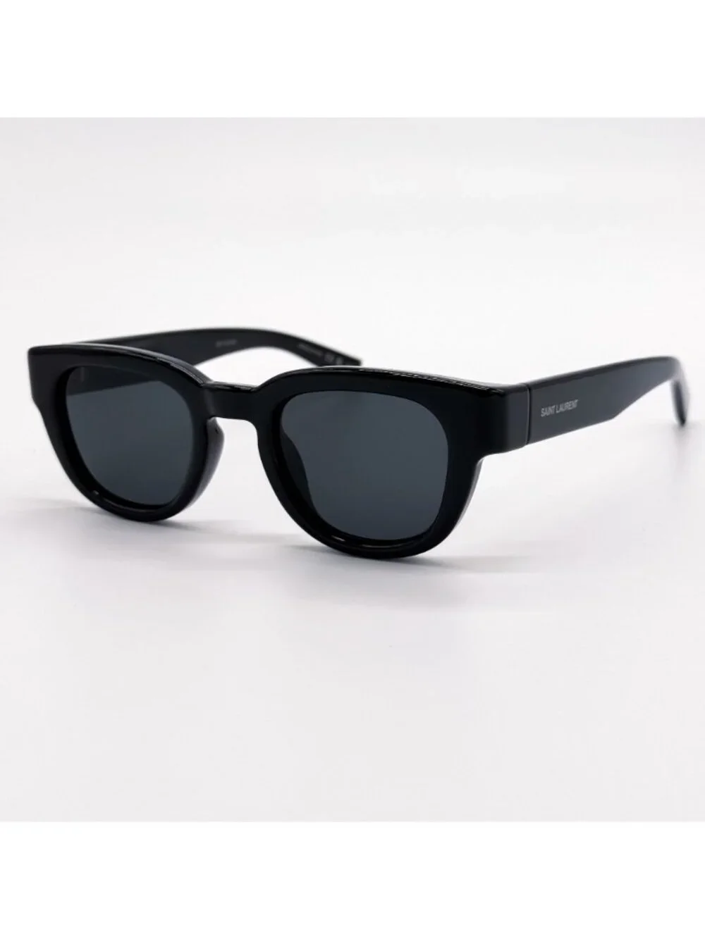 New Saint Laurent Black Round Unisex Sunglasses SL675 001